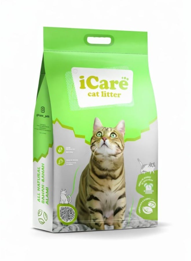 آي كير رمل قطط بنتونيت من آي كير - بنكهة التفاح - 5 لتر - Image 3